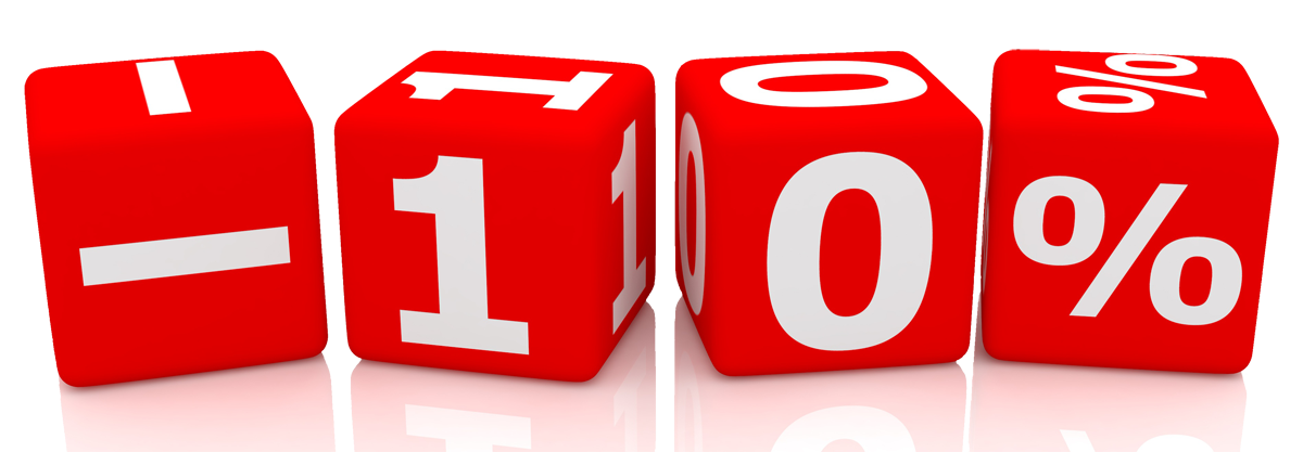 10% Vroegboek korting