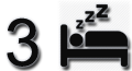 3 overnachtingen, 3 Übernachtungen, 3 nights