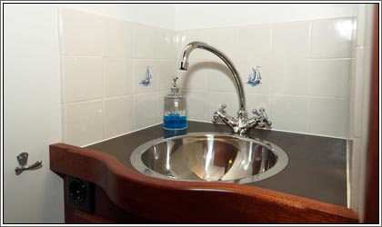 Aaltje Engelina Badkamer met douche, wc en wasgelegenheid