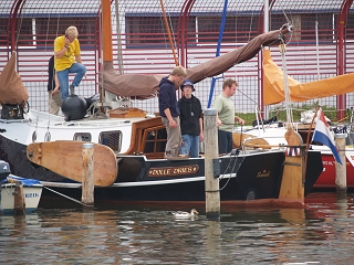 Zeeschouw Dolle Dries   onderweg