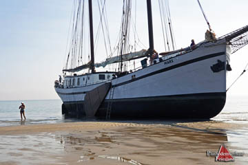 De MARS drooggevallen